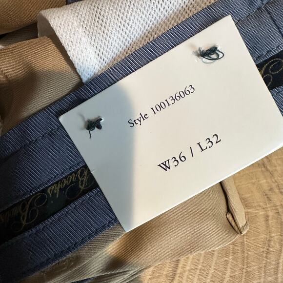 Brooks Brothers Men's Stretch Chino Pant 36x32 - Picture 6 of 10